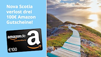 Nova Scotia verlost 3x 100€ Amazon Gutscheine!